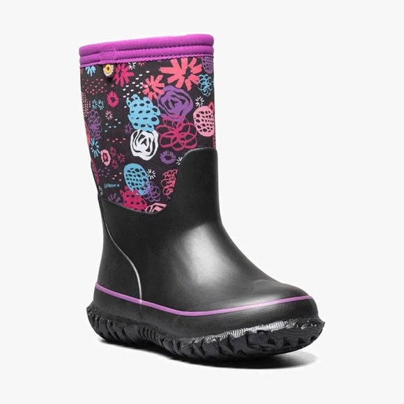 BRAND NEW girl youth bogs waterproof winter snow boots size 4Y / 5Y / 6Y (-30C) - Picture 1 of 9